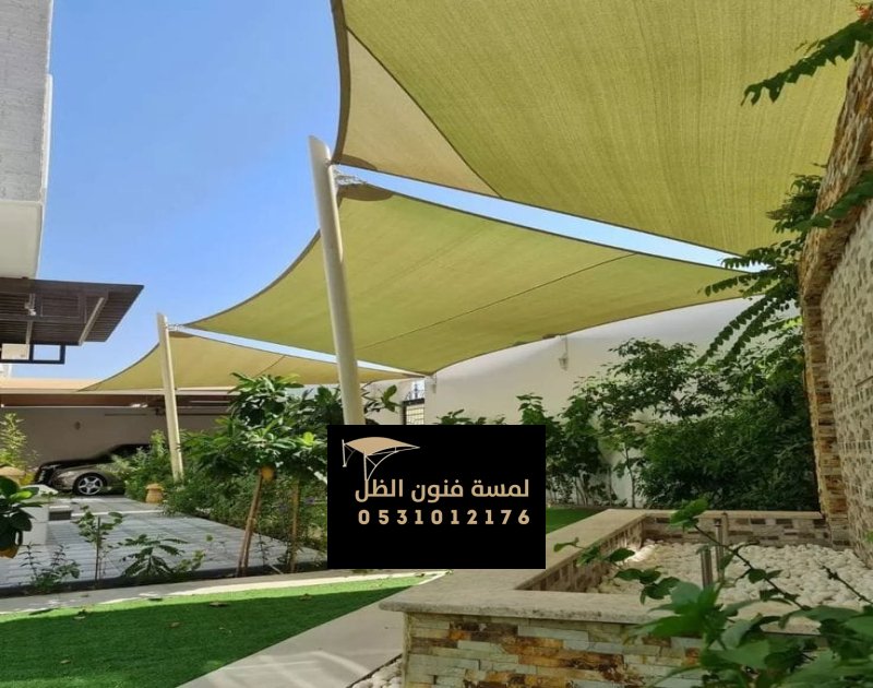 تركيب مظلات شد إنشائي في مكة | معلم تركيب مظلات بجودة عالية